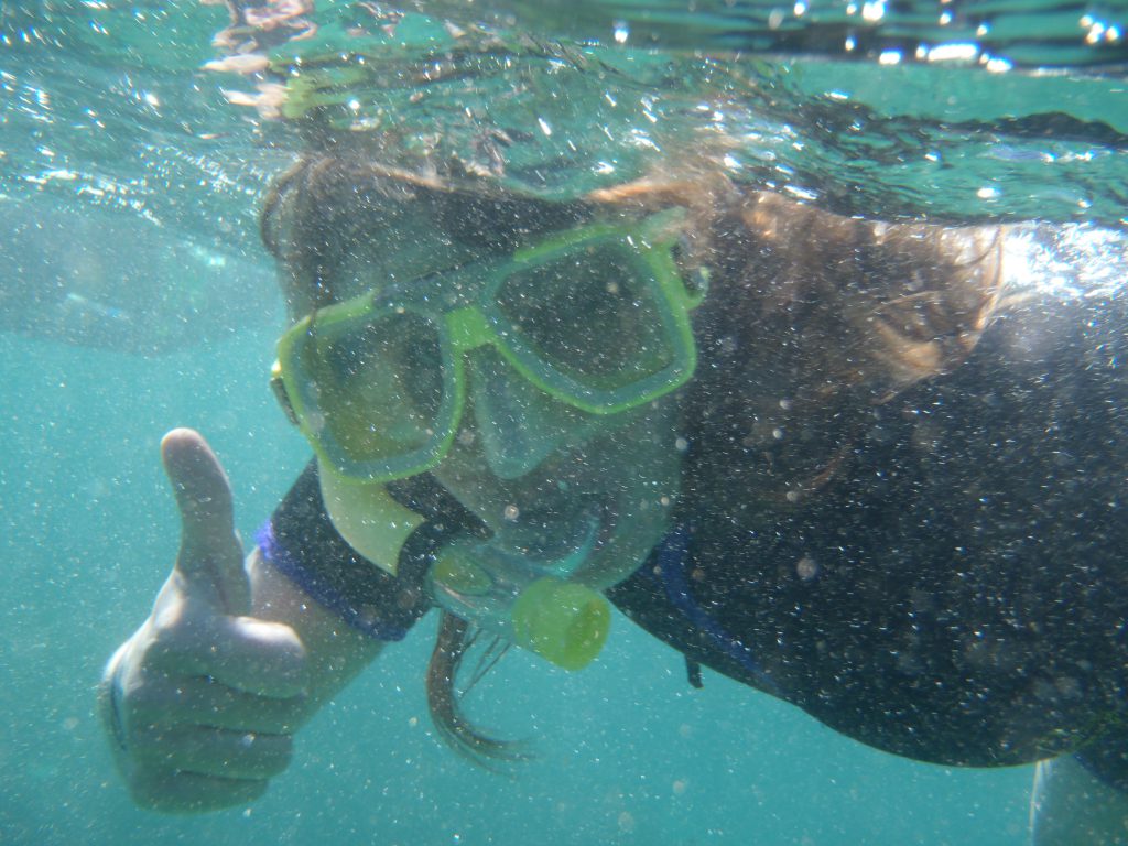 Liezy snorkling