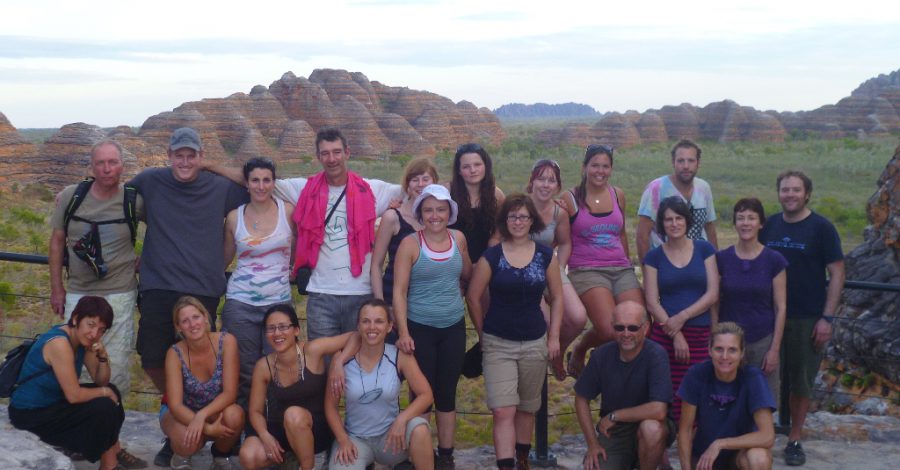 Group picture at the Bungle Bungles