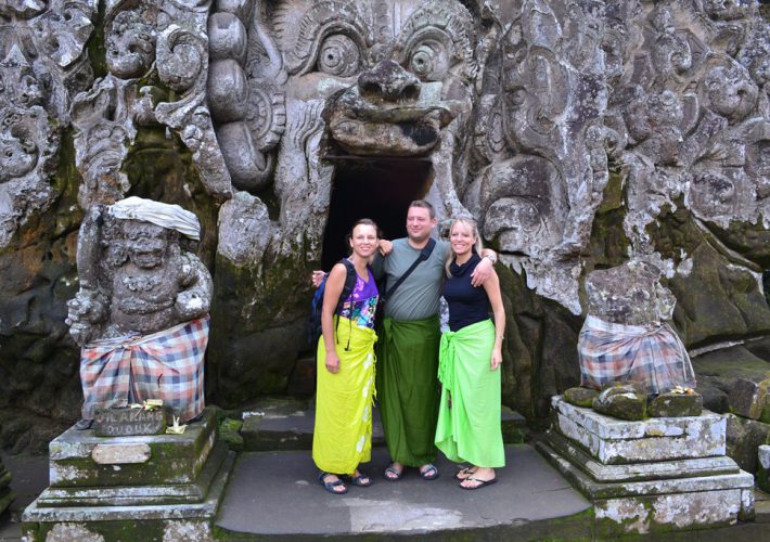 Met vrienden Katleen en Karel op Bali!